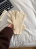 Guantes a prueba de frío para otoño e invierno boutique de moda guantes de alpaca tejidos para mujer color liso Joker guantes de montar fabricantes al por mayor