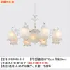 Novo lustre estilo europeu para sala de estar, iluminação criativa vintage, quarto estilo americano, estudo simples, lustre de ferro para sala de jantar