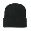 Gorro de Lana Acrílica de Color Puro de Alta Calidad Europeo y Americano Transfronterizo Gorro Cálido para Exteriores Frío Gorro de Punto Monocromático Gorro de Tejer para Hombres y Mujeres