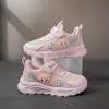 Zapatillas Deportivas para Niñas Primavera y Otoño 2026 Nuevo Estilo Niños Medianos y Grandes Casual Zapatos de Papá Malla Infantil Transpirable Zapatillas de Correr