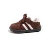 Sapatos Esportivos de Veludo para Crianças, Sapatos de Bebê de Solado Macio para Crianças Pequenas, Sapatos de Corrida Casuais Leves de Algodão para Meninas