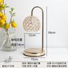 Lámpara de Cera Fundida para Aromaterapia Cristal Sin Fuego Vela Aromática Dormitorio Mesa de Noche Escritorio Luz Lámpara de Mesa Decorativa de Lujo Regalo Transfronterizo