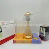 Luz de LED Noturna de Mesa Acrílica Três Cores, Luz de LED Noturna Recarregável Criativa e Simples Controlada por Toque para Quarto Mesa de Cabeceira