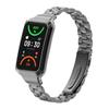 Adecuado para carcasa protectora de metal para pulsera OPPO 2/OPPOwatchFree correa sólida de tres eslabones montaje y desmontaje rápido