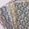Suministro Listo de Tela Jacquard Teñida en Hilo Cuadros Pequeños Tela Decorativa Bolsas, Zapatos y Sombreros, Bolsas para Sofás, Telas Textiles para el Hogar