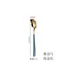 Juego de cubiertos de acero inoxidable 304 coreano cuchillo y tenedor hotel celebridad de internet cuchillo para bistec occidental cuchara para postre cuchara de mango largo