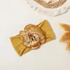 Accesorios para el cabello florales tridimensionales tipo seda, los más vendidos en Europa y América para niños, Diadema de nailon suave y amigable con la piel del bebé que no daña el cabello