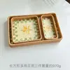 Bandeja Rectangular de Concha de Ratán Vietnamita para Frutas, Bandeja para Sala de Estar, Comedor, Cesta Organizadora de Almacenamiento de Lujo Ligero