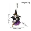 Colgante de Campanilla para Escoba de Bruja de Halloween Transfronterizo Decoraciones de Techo de Casa Embrujada Suministros para Decoración de Escena Festiva Venta al por Mayor