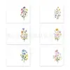 Tarjetas Vintage de Bendición, Tarjetas de Felicitación de Flores Silvestres, Sobres, Tarjetas Navideñas Escritas a Mano, Tarjetas Plegables Listas, Tarjetas con Mensaje de Agradecimiento Florales, Fabricante