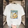 Camiseta de Verano para Hombre de Manga Corta Estampado Sencillo de Oso de Dibujos Animados Casual Versátil Cuello Redondo Top Juvenil Wish Amazon