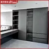 Armario de Aleación de Aluminio Personalizado para Hogar Dormitorio Moderno Sencillo Armario Empotrado de Pared a Techo Armario Completo Muebles de Aluminio