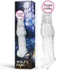 Condón Vibrador Diente de Lobo con Anillo Ampliado, Grueso y Largo, para el Coito, Placer por Resonancia, Producto para Adultos, Disponible para Dropshipping