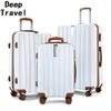 Comercio Exterior Maleta ABS de 20 pulgadas Moda Equipaje Spinner Estuche de Viaje 24 pulgadas Color Sólido Candado de Combinación Maleta con Ruedas