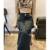 Jeans de Pierna Ancha Color Gris Cemento para Mujer Otoño e Invierno 2024 Nuevos Pantalones Rectos de Cintura Alta Adelgazantes Estrechos de Longitud Completa