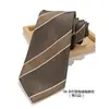 Se Puede Usar como Cinturón ~ Retro Americano Rayas Marrones Corbata Versátil de Alta Gama Accesorios para Camisa Jk Cadena para Cintura de Jeans