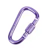 Venta al por mayor del fabricante Mosquetón Grueso 6D Mochila para Exteriores Botella de Agua Colgador Rápido Tapa de Rosca de Aleación de Aluminio con Hebilla de Bloqueo Accesorios