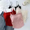Popular Camisola Pura Pasión Dulce y Picante Fruncida para Mujer con Almohadillas de Sujetador Integradas Ropa Interior Ropa Exterior Sentido del Diseño Adelgazante Espalda Bonita Envoltura Pecho