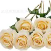 Flor de Rosa 51cm Flor Artificial de Gama Alta Día de San Valentín Plástico Flor Falsa Ramo Decoración del Hogar Sala de Estar Mesa de Comedor Arreglo Floral Decoración