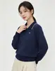 Suéter lavado estilo coreano con bordado de lazo dulce, nuevo diseño de otoño con detalles calados, top de punto de corte holgado