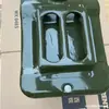 Recipiente Portátil de Combustível Lata de Diesel Lata de Metal Tampa de Ferro Lata Plana Combustível de Gasolina Tanque de Combustível de Reserva Lata Reserva Posto de Gasolina