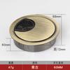 Fábrica de liga de zinco wire box metal abertura 50/53/60 wire box computador tampa de furo de arame placa de tampa multi-função