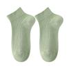 Meias absorventes de suor meias femininas de algodão fino de tubo médio meias esportivas casuais meias de tubo curto de cor sólida meias Zhuji