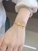 Ano Novo do Coelho Conta de Vidro Roxa Perfumada Laço Donut Floco de Neve Acessórios Pulseira para Mulheres