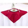 Servilletas Jacquard para Restaurante de Hotel, Posavasos, Servilletas Cuadradas, Servilletas Plegadas, Servilletas de Tela, Paños para Limpiar Tazas de Restaurante Occidental