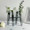 Tubo de Ensaio Vaso de Vidro Recipiente de Pequeno Diâmetro Arte Sala de Estar Ornamento Vintage Arranjo de Flores Vaso de Flores de Alta Qualidade Luxo Leve Retrô