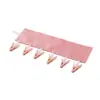 Percha plegable para ropa de viaje, pinza portátil de tela para secar ropa, adecuada para viajes, viajes de negocios, hoteles y salidas, para colgar ropa interior y calcetines