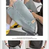 Shorts Jeans Masculino com Estampa de Céu Estrelado Cruzado Verão Fino Solto Marca Americana Tendência Capris de Cinco Pontos Retrô Masculino Algodão