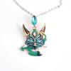 Periférico de Juego Collar Protector Máscara de Mandril Colgante Metálico General Yaksha Accesorios Bidimensionales Cadena para Suéter