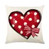 Funda de almohada con estampado de letras de amor, ideal para decorar el sofá, la cama y el dormitorio, ideal para el día de San Valentín.