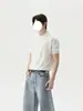 Camisa Polo de Punto de Manga Corta Estilo Retro Americano de Diseño de Nicho para Hombre, Top Simple y Versátil de Gama Alta para Verano para Hombre