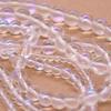 Accesorios para el cabello DIY hechos a mano cuentas redondas de cristal color azul color fantasía accesorios para el cabello antiguos tocado material para horquillas hechas a mano pulsera collar