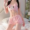 Dulce deseo lencería sexy uniforme sexy perro Yugui Sanrio deseo puro tirante pequeño pecho terciopelo de coral traje de tentación qq