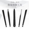 Cuchillo para Pedicura de Acero Inoxidable, Lima de Uñas, Herramientas para Pedicura y Manicura, Cuchillo Removedor de Piel Muerta para Microdermoabrasión, Horquilla V para Cutícula, Herramienta para Pedicura