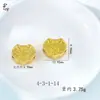 Acessórios DIY Banhados a Ouro de Alta Retenção de Cor, Pingente Ruyi, Pulseira, Colar, Materiais para Miçangas, Estilo Chinês, Moda Retrô, Versátil