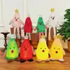 Suministros para Decoración Navideña Transfronterizos Muñeco Iluminado Creativo con Forma de Árbol de Navidad Árbol de Navidad Tridimensional Adornos de Escritorio Decoración