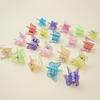 Mini Mariposa Clip Pequeño de Agarre AB Colorido Color Láser Color Dopamina Horquilla para el Cabello Accesorios Pequeños para el Cabello para Niños Horquilla Clip para Flequillo