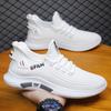 2023 primavera e verão nova moda nacional sapatos masculinos renda dianteira moda masculina sapatos casuais malha tênis leve