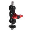 Soporte de brazo mágico para cámara SLR, zapata de bola, cabezal de bola doble, mano extraña universal, soporte de clip de guisante de tamaño pequeño