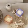 Amapola DIY Caja de Almacenamiento de Trébol de Cuatro Hojas Adorno Yeso Taza para Velas Maceta Maceta para Suculentas Molde de Silicona
