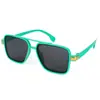 Gafas de Sol para Hombres y Mujeres, Estilo Coreano Estilo Ins Retro Doble Puente Gafas de Sol de Moda Gafas Anti-UV 131 Rt043