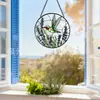Colibrí Lavanda Vitral Atrapasoles Redondo Colgante para Ventana Decoración Exclusiva Transfronteriza Decoración del Hogar