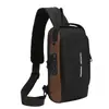 Bolsa para Bicicleta para Hombre con Contraseña Antirrobo Bolsa de Pecho para Hombre Bolsa de Hombro Bolsa Deportiva de Cintura Casual Multifuncional Bandolera