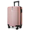 Maleta de Gancho de 20 pulgadas de Aspecto Elegante, Maleta con Ruedas Universales de Gran Capacidad, Estuche con Contraseña Esencial para Viajes Unisex