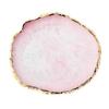 Cross-border Nail Art Paleta redonda Nail Art Paleta Ágata Folha de resina Nail Art Color Painting Display Board Tool