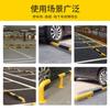 Barrera de Estacionamiento Tubería de Acero Tope de Estacionamiento Limitador de Estacionamiento Posicionador de Rueda Tope de Piso de Garaje